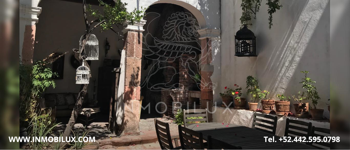 jardin casa centro histórico querétaro