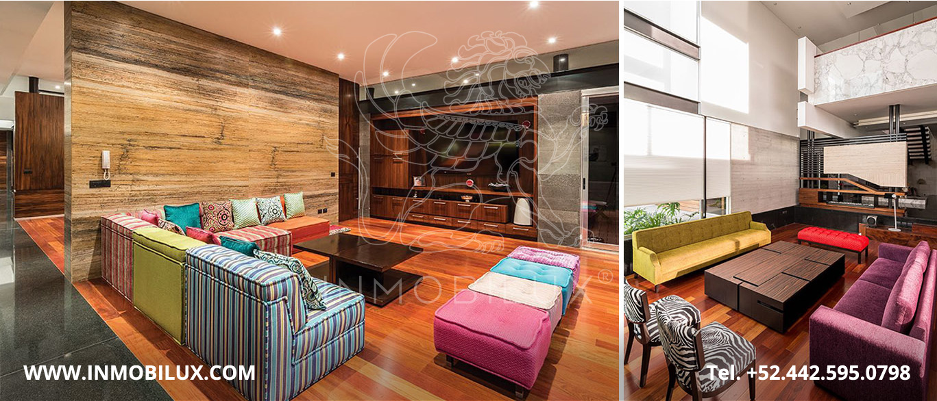 Estancia Interior casa en club de golf El Campanario Querétaro