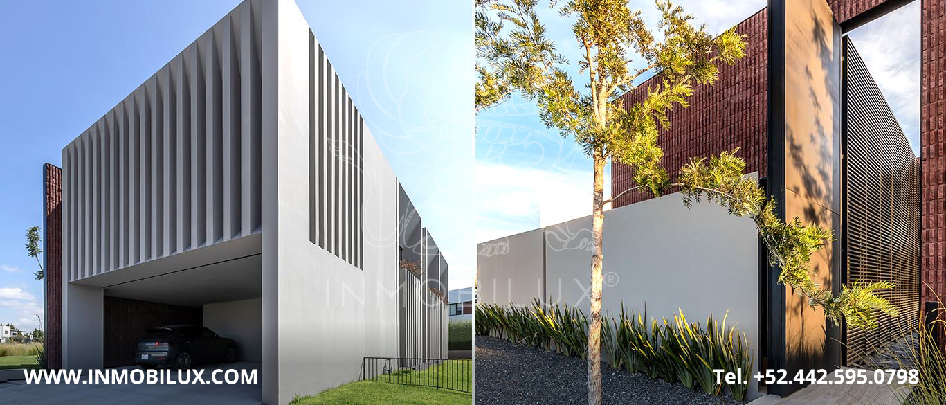 Sala Principal Casa Minimalista en el Campanario Querétaro