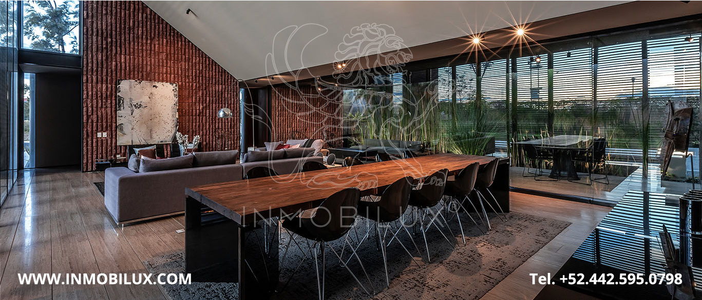 Pasillos Casa Minimalista en el Campanario Querétaro