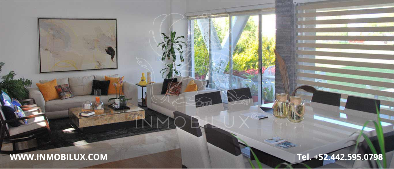 sala comedor casa en El Campanario Querétaro