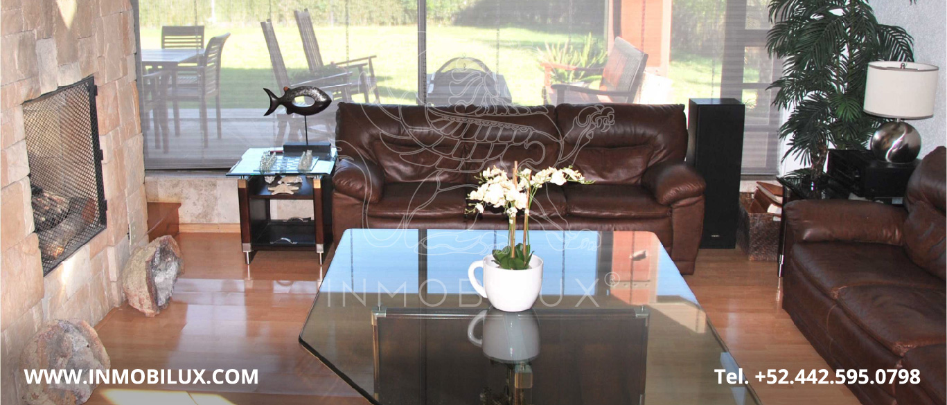 Comedor casa en club de golf El Campanario Querétaro